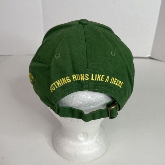 John Deere Hat, Green Adjustable, Strapback, Embroidered - Picture 3 of 9